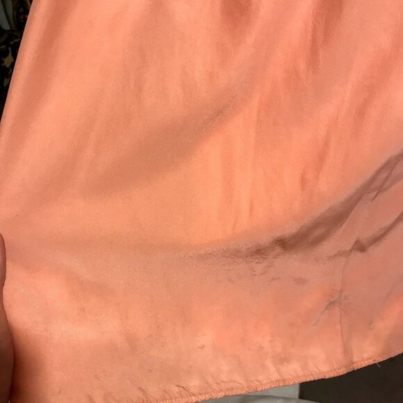 Parker 'Bayou' Strapless Silk Gown / Maxi Dress Coral Pink Small - Picture 10 of 16